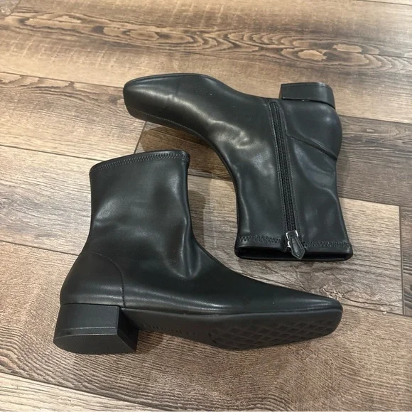 Women's Aerosoles Nina Bootie Black SZ 7 - Picture 6 of 8